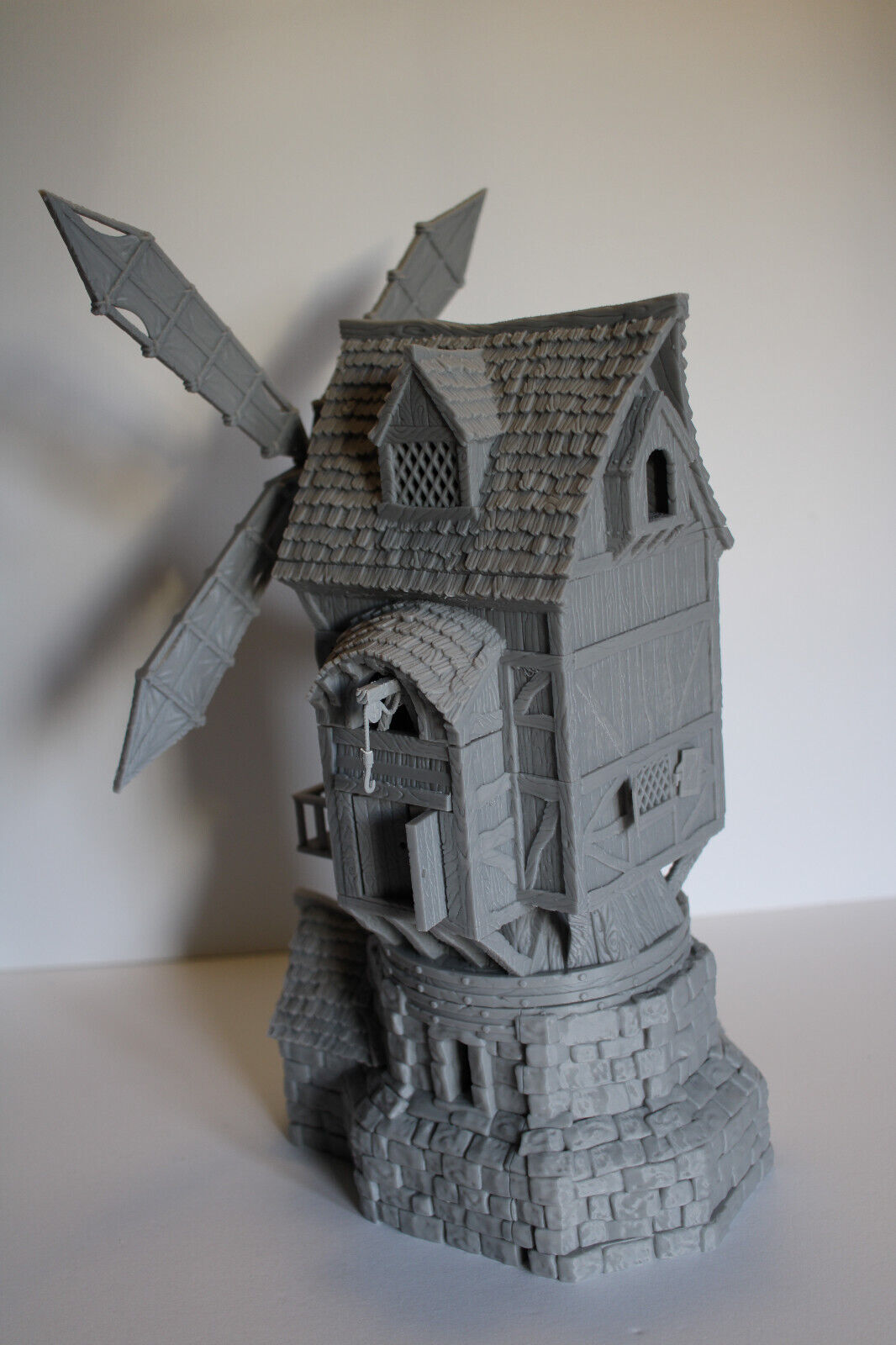 Tabletop Terrain Windmill Grain Mill Dnd RPG wargame skirmish 28mm Spins & Pivot