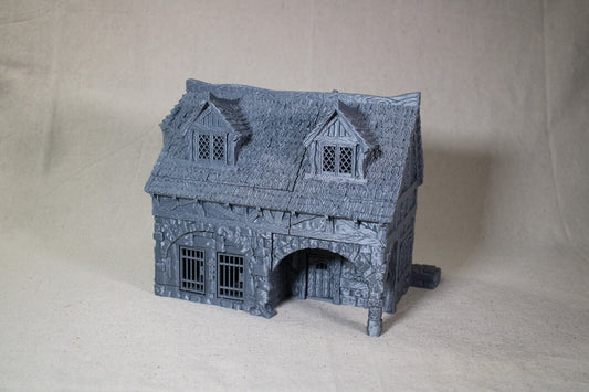 Tabletop Terrain Prison Barracks Guard House Dnd RPG wargame skirmish 28mm