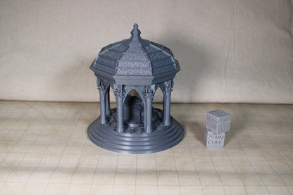 Tabletop Terrain Gazebo Crypt Dungeon Entrance Dnd RPG wargame skirmish 28mm