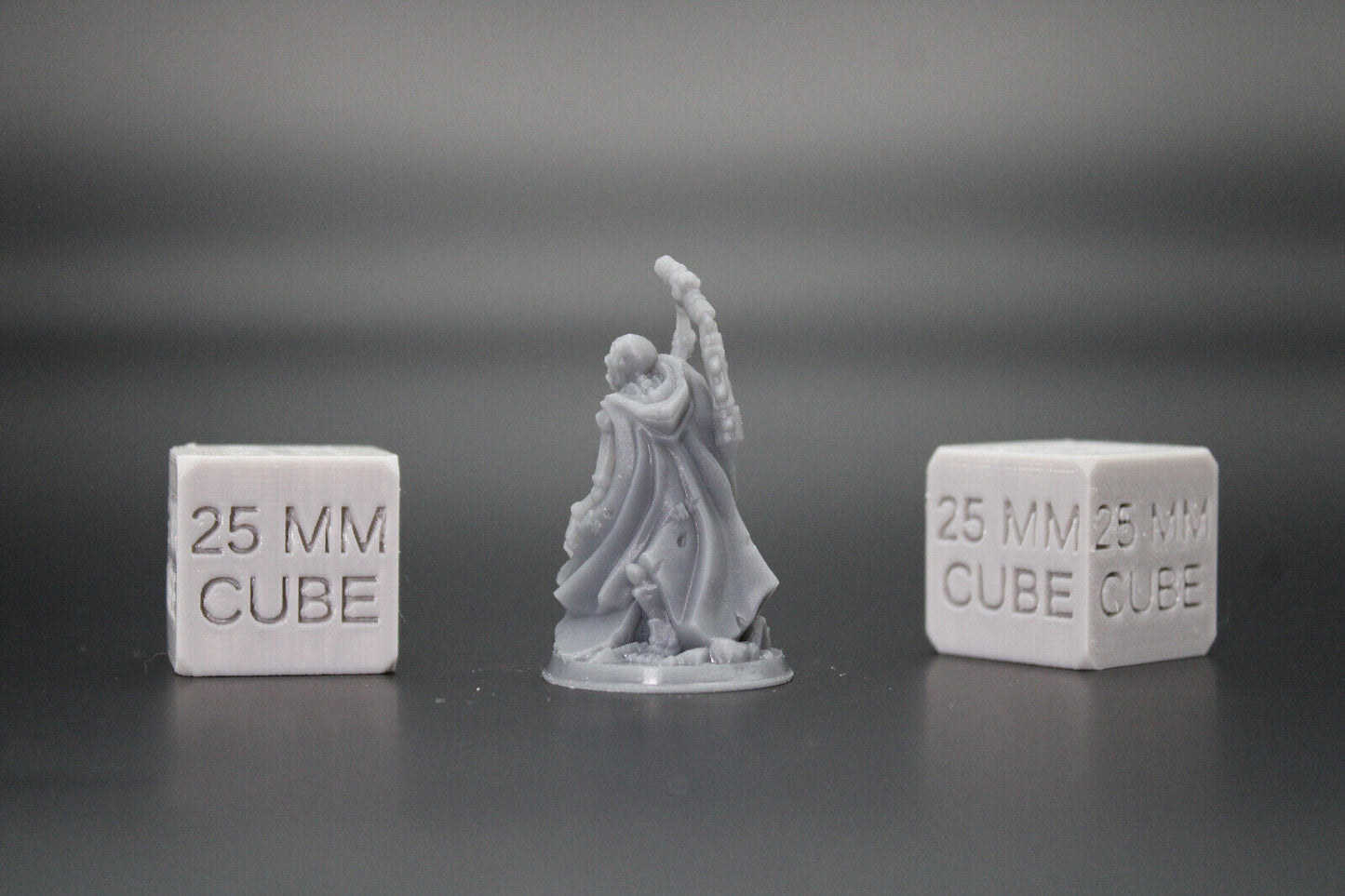 Skeleton Undead Flail Flailer Spiked Nunchuck 32mm Miniature Dnd Skirmish