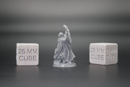 Skeleton Undead Flail Flailer Spiked Nunchuck 32mm Miniature Dnd Skirmish
