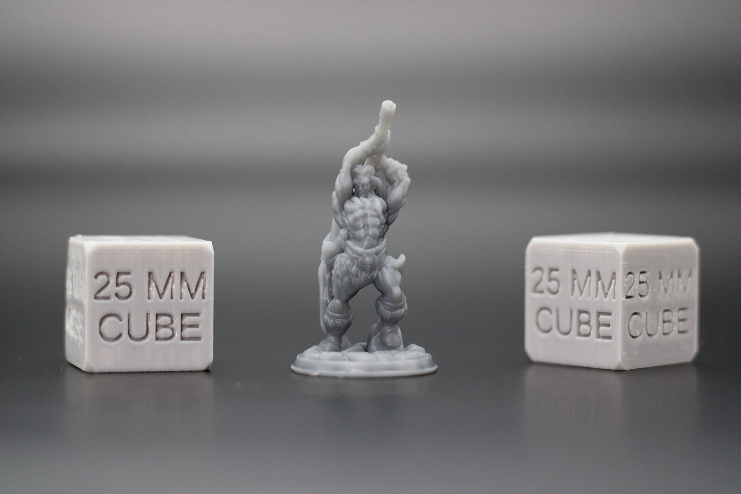 Barbarian with Great Axe 32mm Miniature Dnd Skirmish