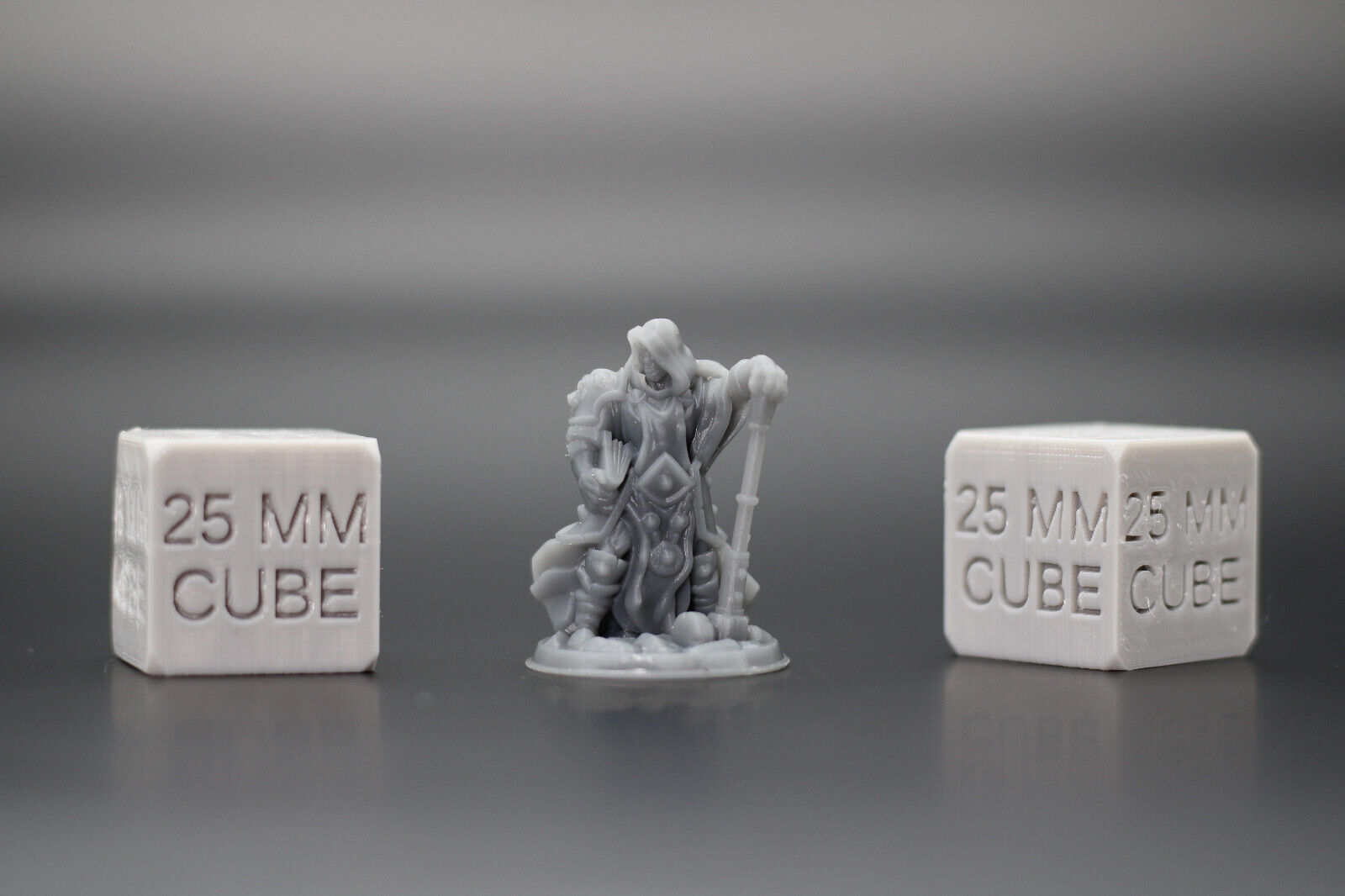 Cleric with Hammer Paladin 32mm Miniature Dnd Skirmish