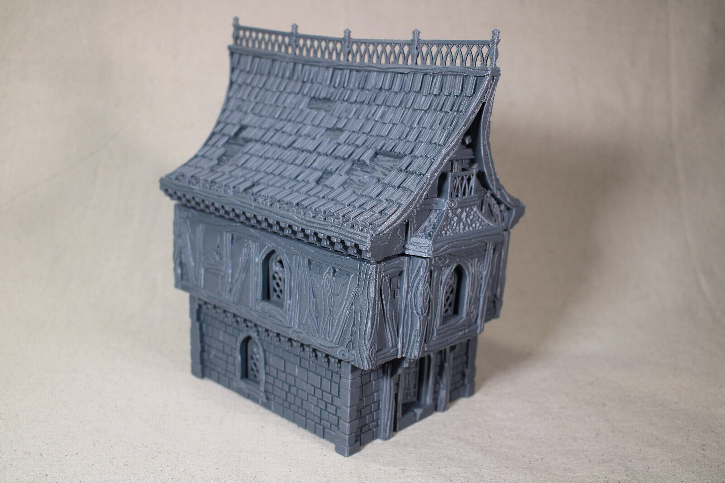 Tabletop Terrain Medieval Hamlet House Dnd RPG wargame skirmish 28mm