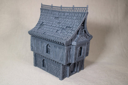 Tabletop Terrain Medieval Hamlet House Dnd RPG wargame skirmish 28mm