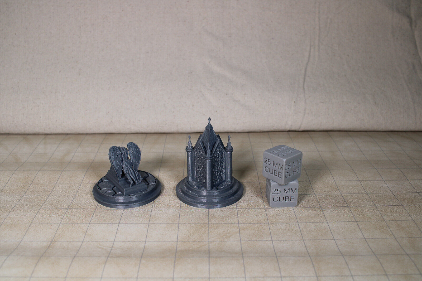 Tabletop Terrain Monument Weeping Angel Statue Dnd RPG wargame skirmish 28mm