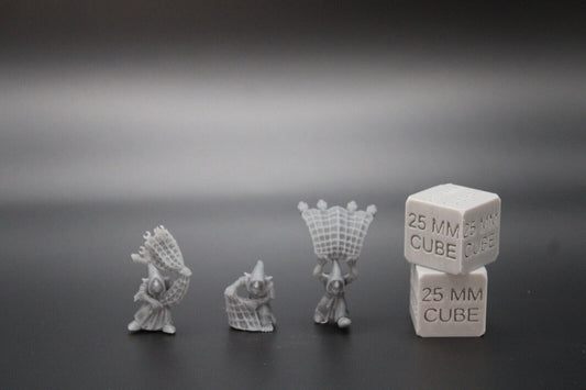 Cave Goblin Catchers x3 32mm Miniature Dnd Skirmish Heroquest Oldhammer