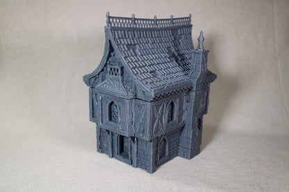 Tabletop Terrain Medieval Hamlet House Dnd RPG wargame skirmish 28mm