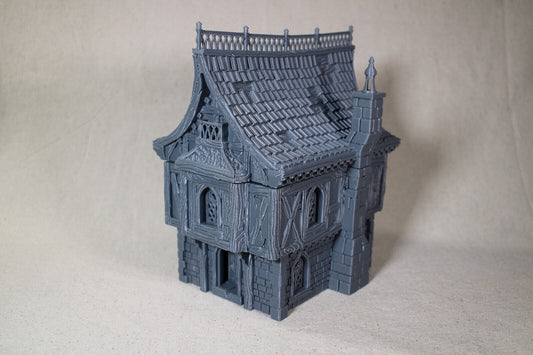Tabletop Terrain Medieval Hamlet House Dnd RPG wargame skirmish 28mm