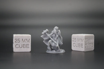 Cleric Paladin Female with Great War Hammer & Amulet 32mm Miniature Dnd Skirmish