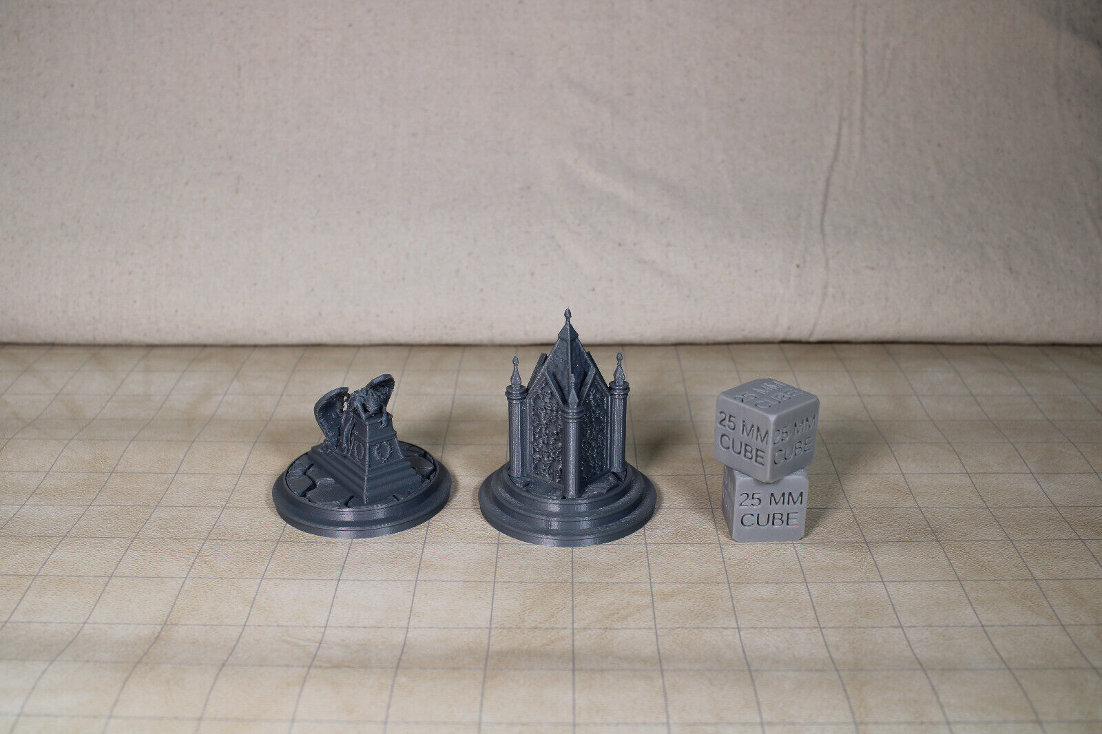 Tabletop Terrain Monument Weeping Angel Statue Dnd RPG wargame skirmish 28mm