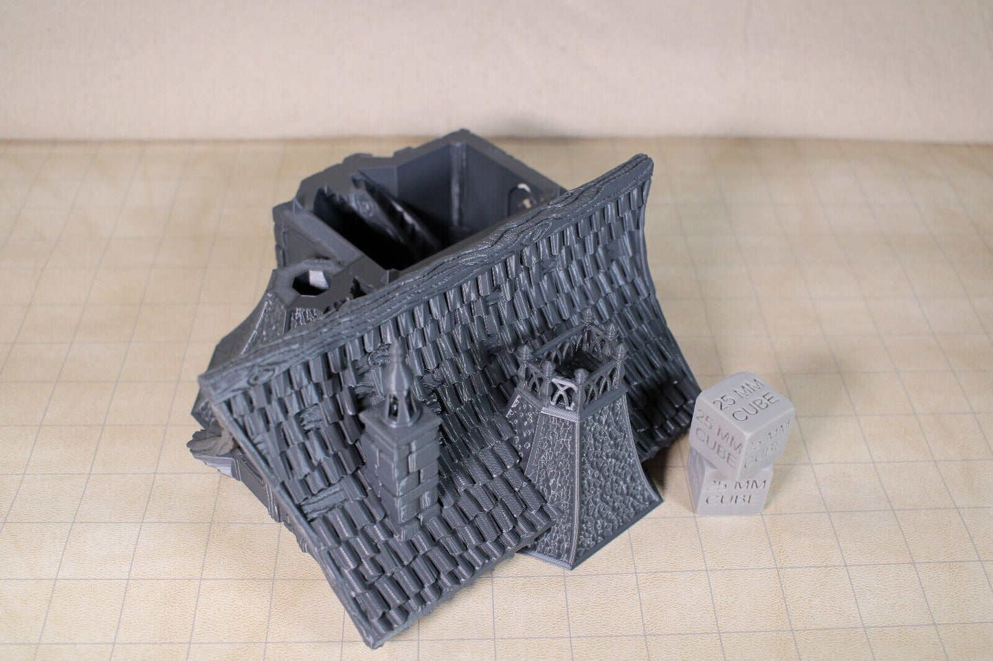 Tabletop Terrain Medieval Mansion Inn Dnd RPG wargame skirmish 28mm