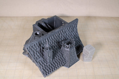 Tabletop Terrain Medieval Mansion Inn Dnd RPG wargame skirmish 28mm