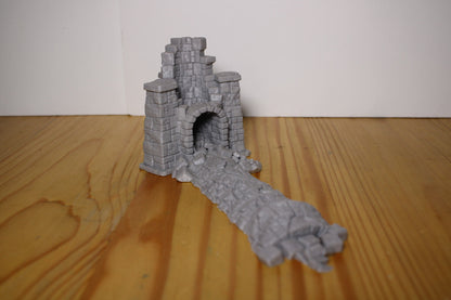 Scout Signal Tower Ruins 28mm skirmish rpg wargame terrain tabletop