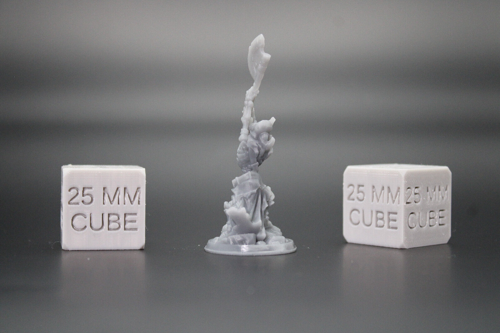 Skeleton Knight Undead Armored Raised Great Axe 32mm Miniature Dnd Skirmish