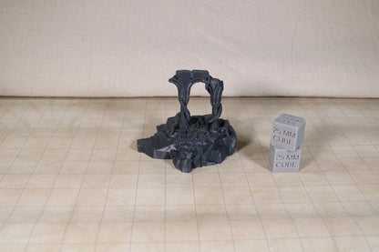 Tabletop Terrain Destroyed Temple Ruin Elven Dnd RPG wargame skirmish 28mm