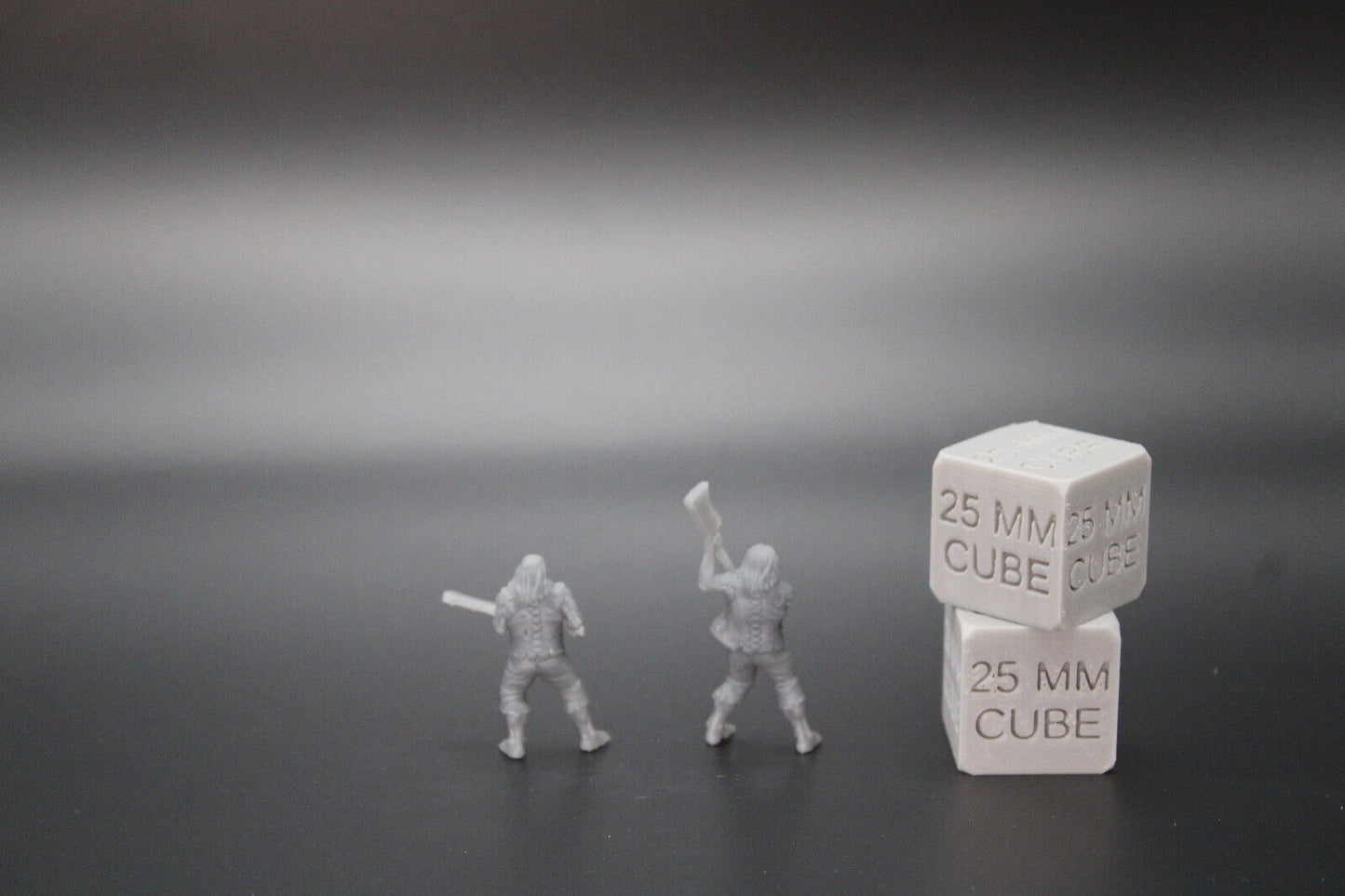 Zombie Cleaver Undead x2 32mm Miniature Dnd Skirmish Heroquest Oldhammer