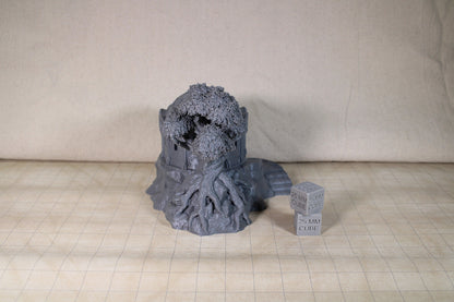 Tabletop Terrain Elven Library Cut Stone Base Tree Dnd RPG wargame skirmish 28mm