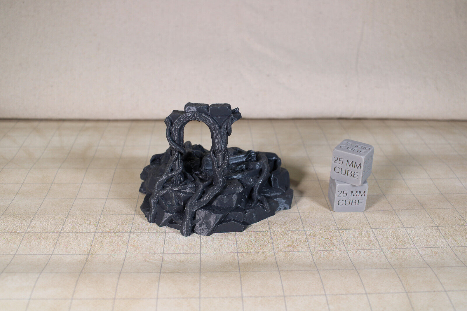 Tabletop Terrain Destroyed Temple Ruin Elven Dnd RPG wargame skirmish 28mm