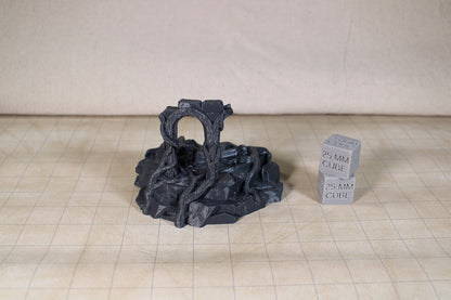 Tabletop Terrain Destroyed Temple Ruin Elven Dnd RPG wargame skirmish 28mm