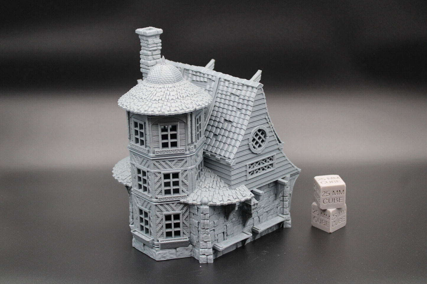 Tabletop Terrain Fantasy Forgotten Manor House Dnd RPG wargame skirmish 28mm