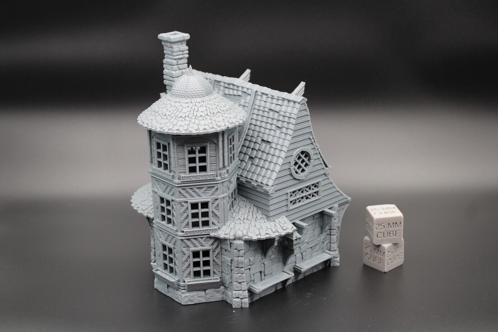 Tabletop Terrain Fantasy Forgotten Manor House Dnd RPG wargame skirmish 28mm