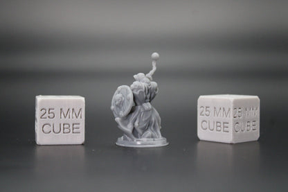 Cleric Paladin Ball Chain Flail 32mm Miniature Dnd Skirmish