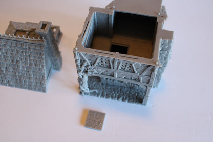 Tabletop Terrain Healers House Witch Wizard Hag Dnd RPG wargame skirmish 28mm