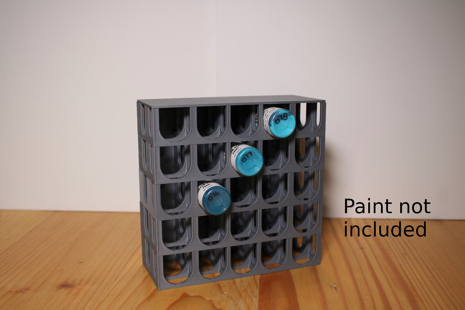 Dropper hobby paint holder rack modular organizer vallejo reaper army painter