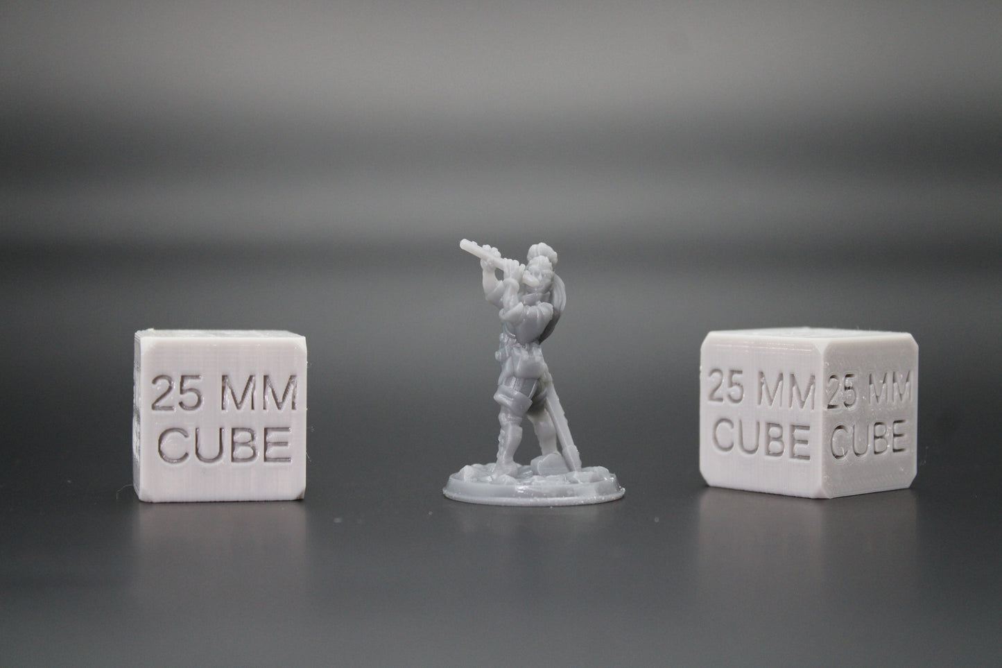 Bard Female with Flute Piccalo and Sword  32mm Miniature Dnd Skirmish