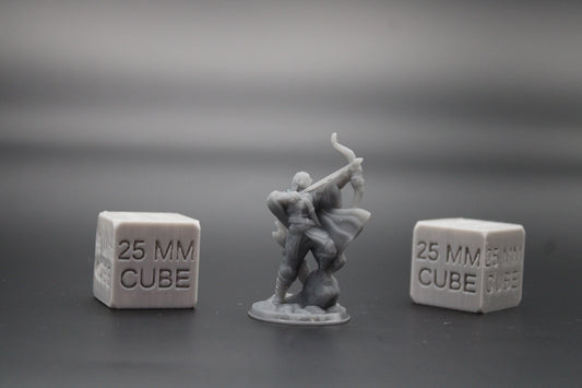 Ranger with Bow Taking Shot 32mm Miniature Dnd Skirmish