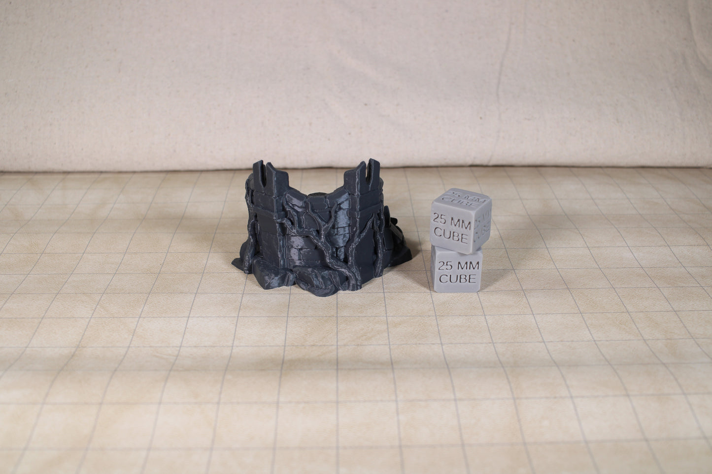 Tabletop Terrain Elven Forest Ruin Guard Tower Dnd RPG wargame skirmish 28mm