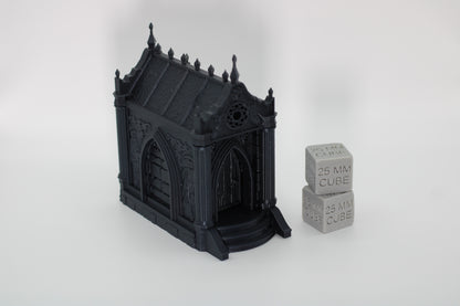 Tabletop Terrain Small Mausoleum Altar Dnd RPG wargame skirmish 28mm