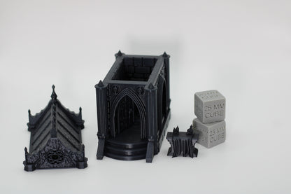 Tabletop Terrain Small Mausoleum Altar Dnd RPG wargame skirmish 28mm