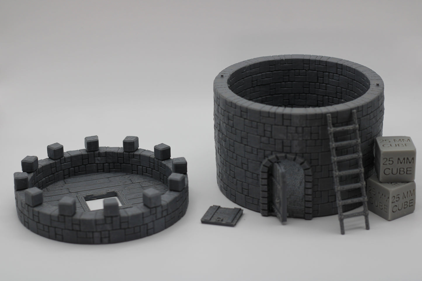 Outpost Garrison Tower 28mm skirmish rpg wargame terrain tabletop