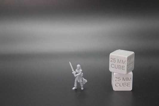 Elf Female Sword 5of5 32mm Miniature Dnd Oldhammer Heroquest