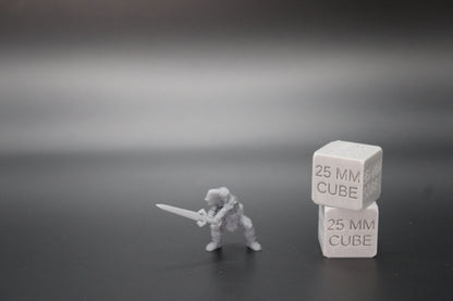 Barbarian Great Sword 3of6 32mm Miniature Dnd Oldhammer Heroquest