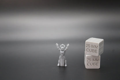 Dark Crusader Sorcerer Wizard Mage 1of2 32mm Miniature Dnd Oldhammer Heroquest