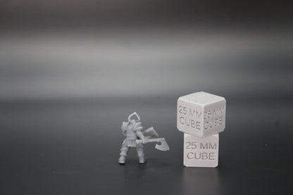 Dark Crusader Death Knight Duel Wield Axe 32mm Miniature Dnd Oldhammer Heroquest
