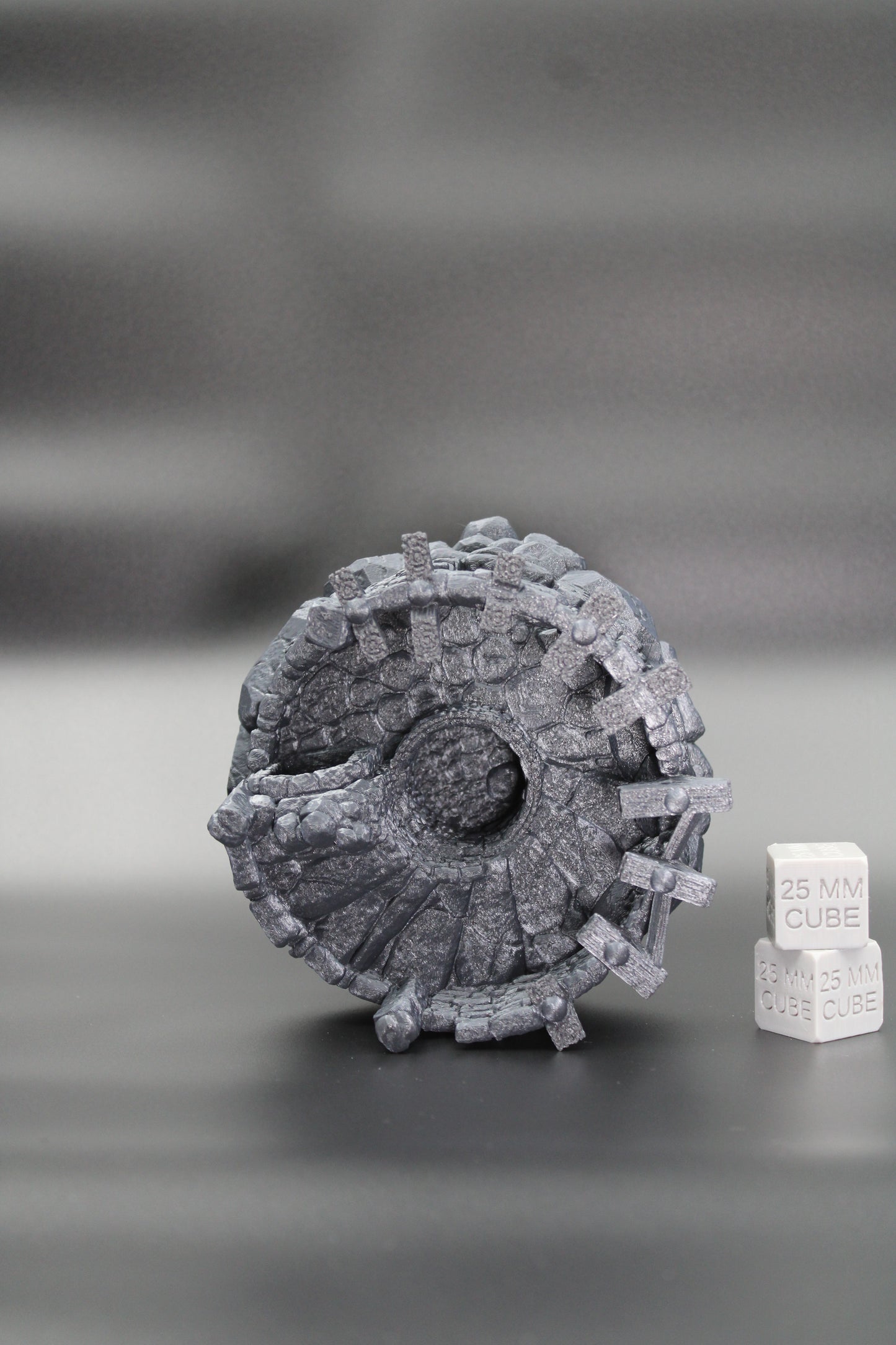 Tabletop Terrain Tower Ruin with Crypt Ossuary Dnd Skirmish Trench 32mm