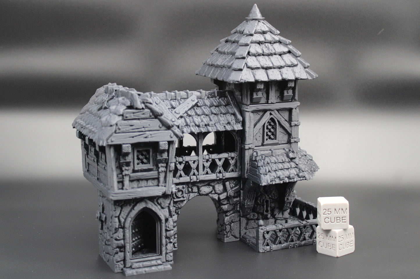 Tabletop Terrain Garrison Guard Post Barracks Dnd RPG Skirmish 32mm