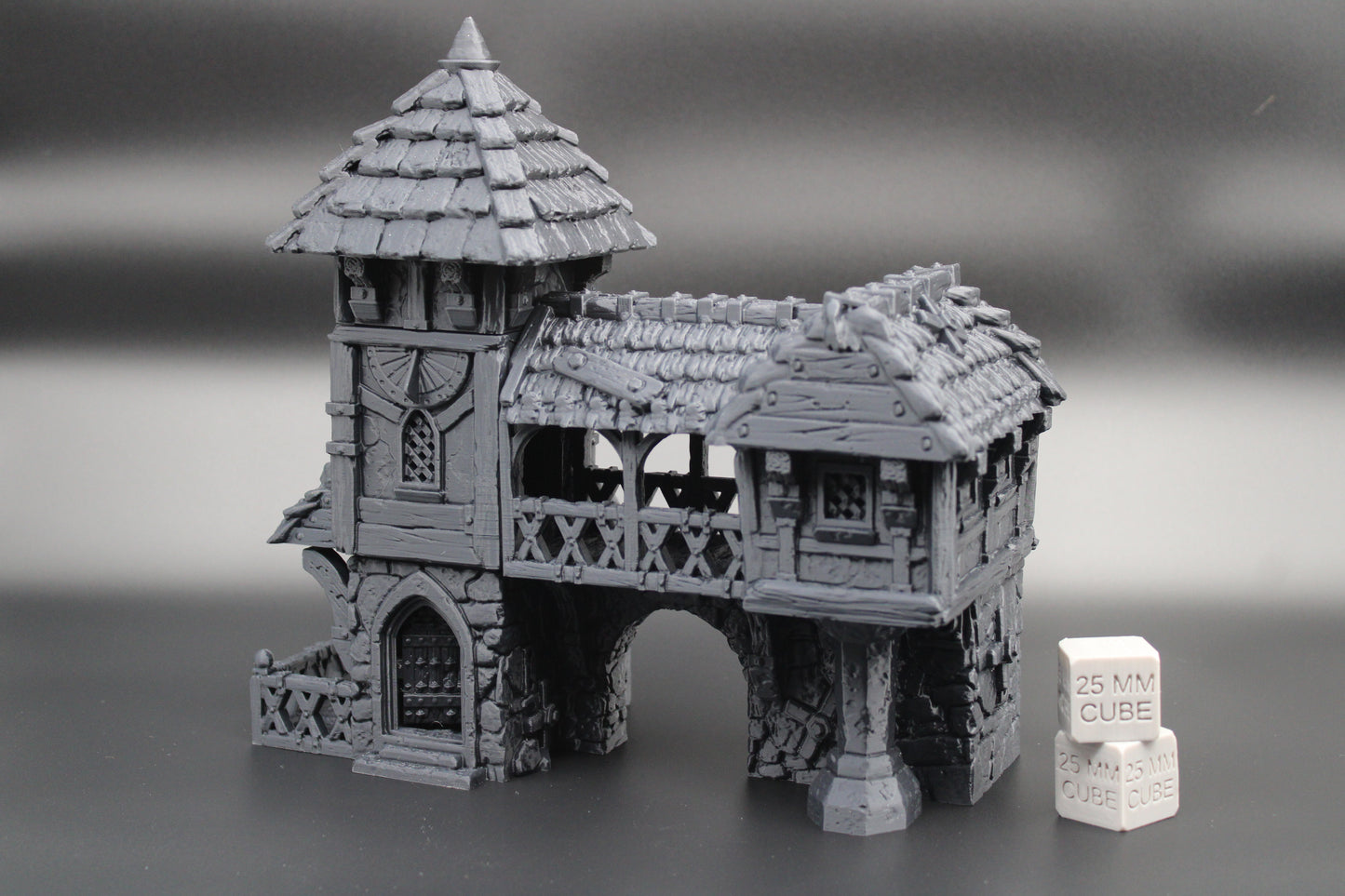 Tabletop Terrain Garrison Guard Post Barracks Dnd RPG Skirmish 32mm
