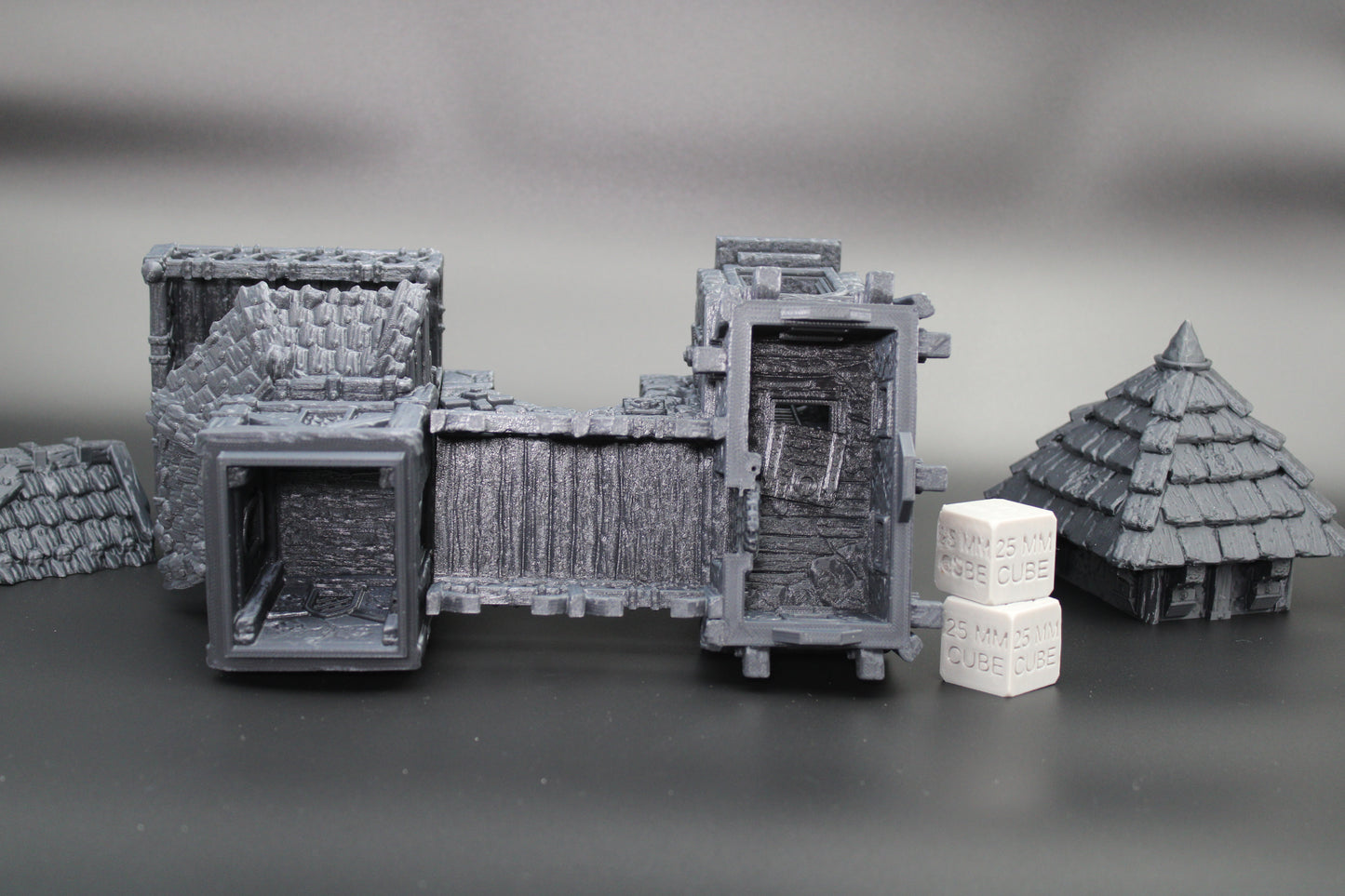 Tabletop Terrain Garrison Guard Post Barracks Dnd RPG Skirmish 32mm