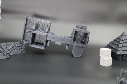Tabletop Terrain Garrison Guard Post Barracks Dnd RPG Skirmish 32mm