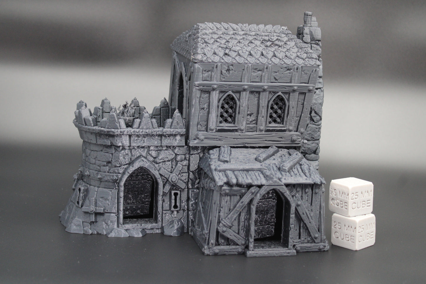 Tabletop Terrain Garrison Guard Guest House Barracks Dnd RPG Skirmish 32mm