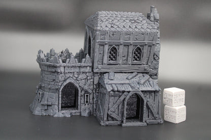 Tabletop Terrain Garrison Guard Guest House Barracks Dnd RPG Skirmish 32mm