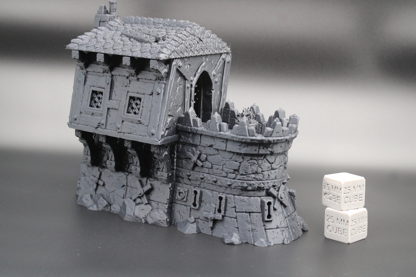 Tabletop Terrain Garrison Guard Guest House Barracks Dnd RPG Skirmish 32mm