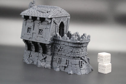 Tabletop Terrain Garrison Guard Guest House Barracks Dnd RPG Skirmish 32mm
