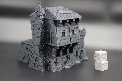 Tabletop Terrain Garrison Guard Guest House Barracks Dnd RPG Skirmish 32mm