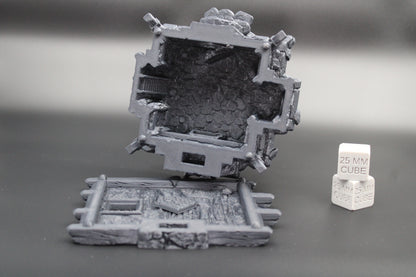 Tabletop Terrain 2 Story Cottage House Dnd RPG Skirmish 32mm